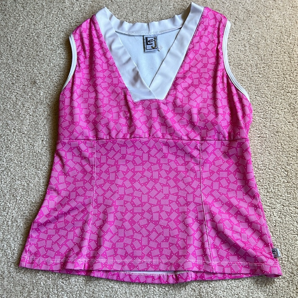 LEJAY/LIJA  pink tennis tank top - Size Medium